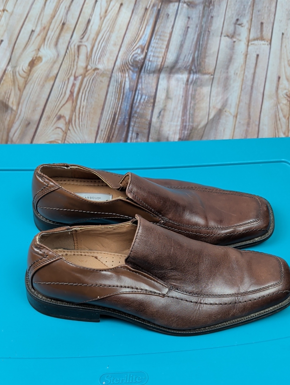 Joseph abboud Brown MENS Oxford Loafer style shoes 9.5